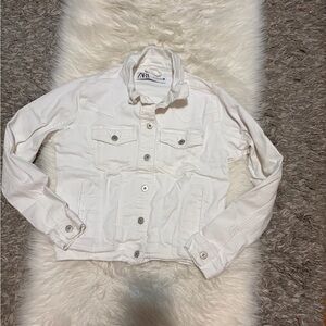 White Denim Jacket